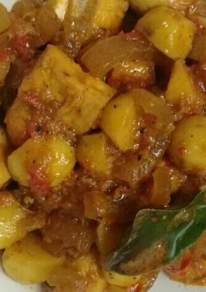Foto resep Sambel balado kentang, kikil dan tahu