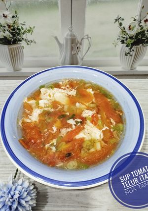 Foto resep Sup Tomat Telur (Tan Hua Tang)