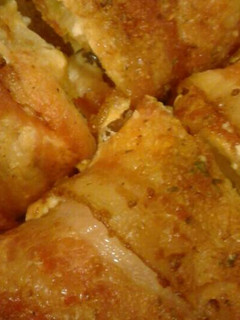 A picture of Baked Stuffed Chicken Breast.