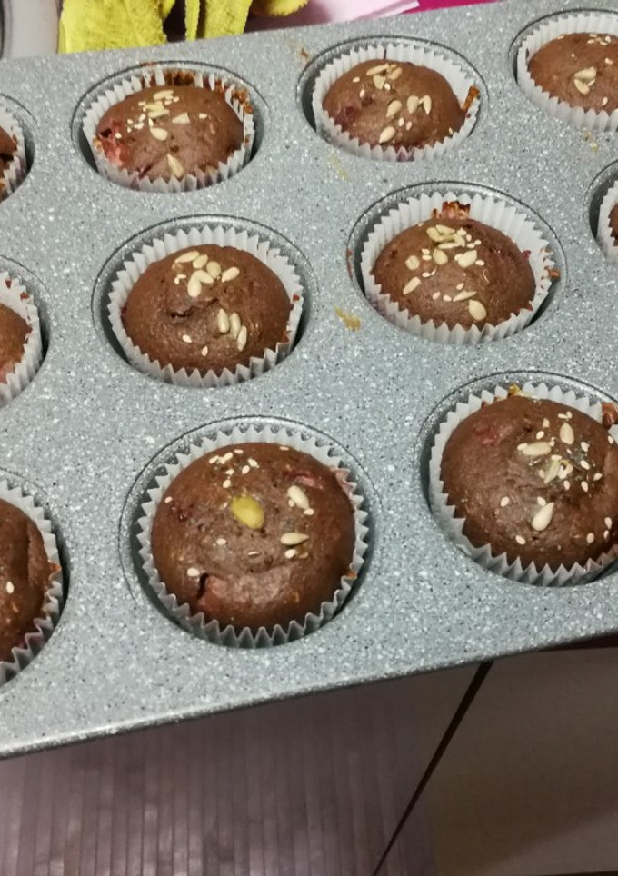 Una foto de Muffins de avena (sabor chocolate)
