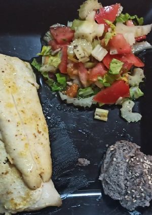 Una foto de Atún fresco al horno