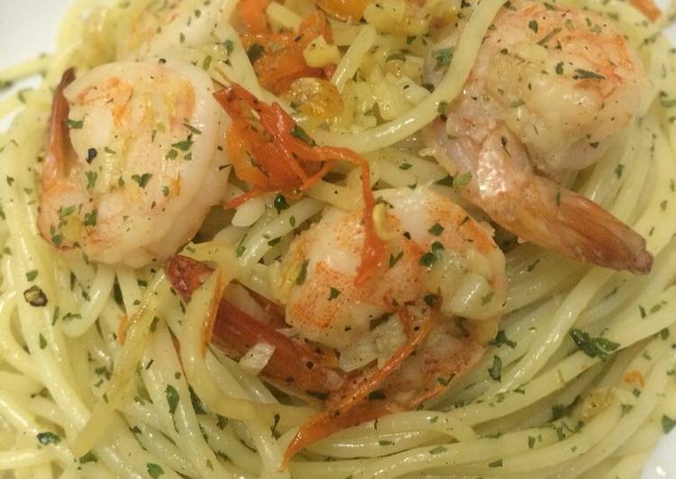 Resep Spaghetti Aglio Olio versi mudah yang Lezat
