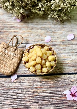 Hình của món Mứt Hạt Sen Đường Phèn.