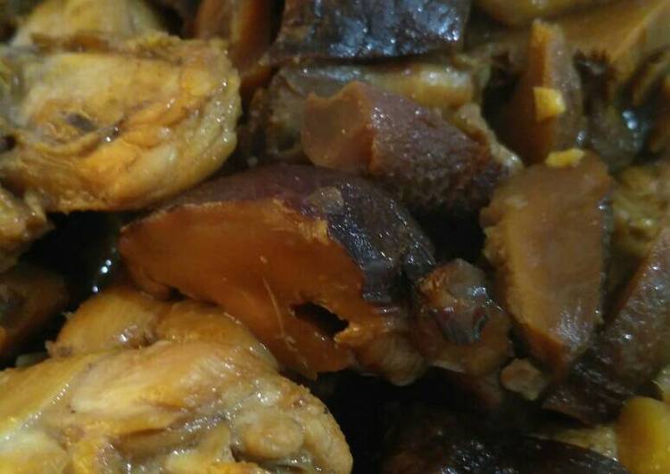 Ayam Jamur Masak Kecap