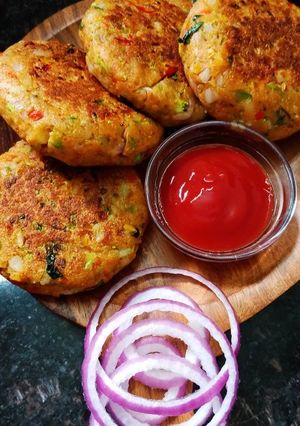 A picture of Broccoli cutlets.