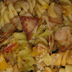 A picture of Bacon Pasta.
