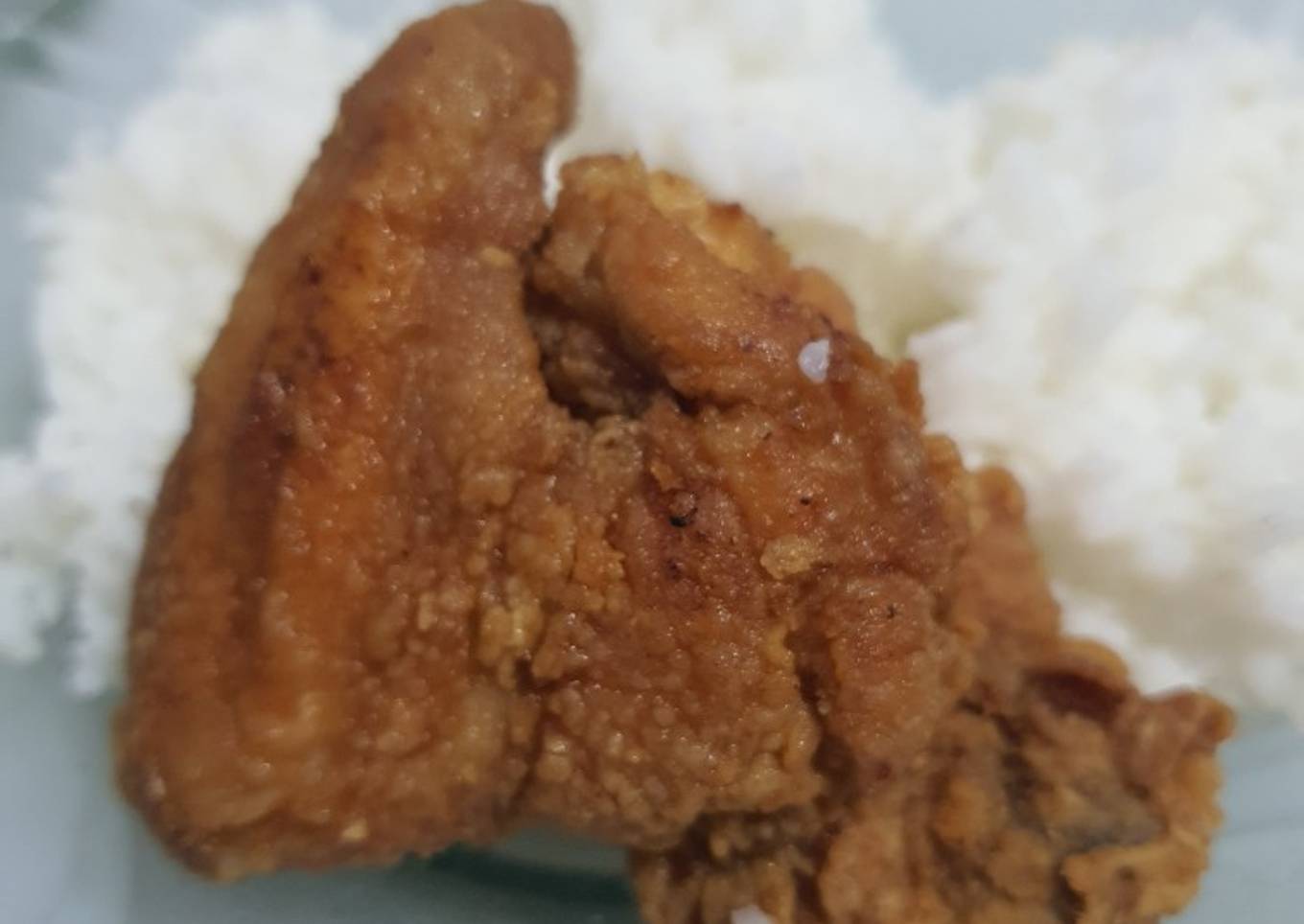 Ayam goreng belacan krispi ala fe