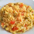 Arroz con gambas