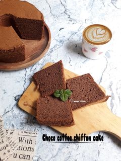Foto resep Choco coffee chiffon cake