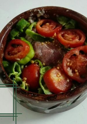 صورة لوصفة طاجن اللحمة بالخضروات