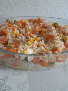 Una foto de Ensalada de arroz