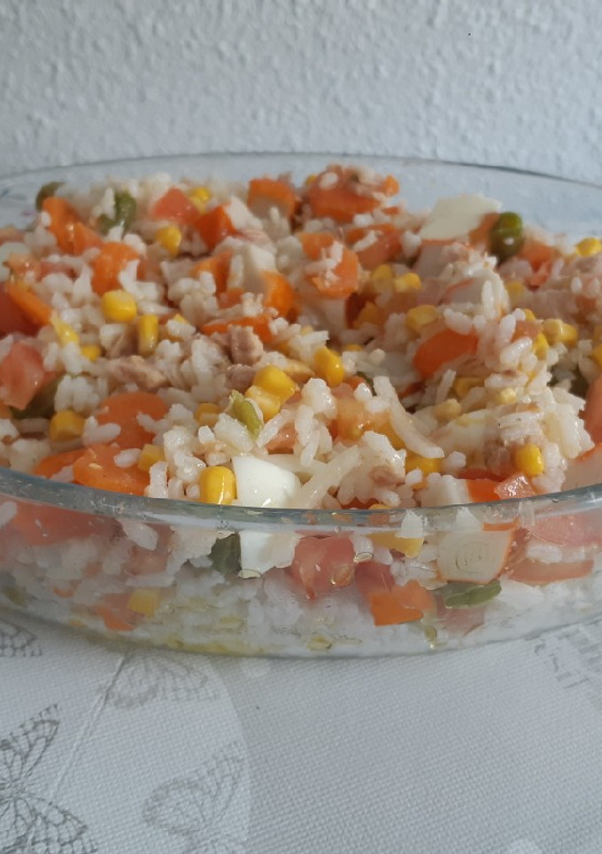 Una foto de Ensalada de arroz