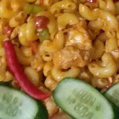Chicken macaroni A picture of Chicken macaroni.