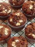 Mix Seeds Rolled Oats Choco Banana Mini Muffins