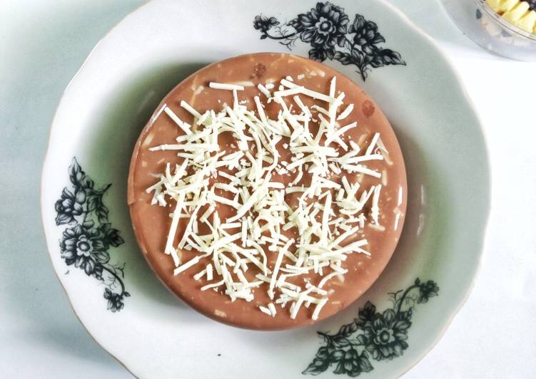 64. Cheese Puding with Choco Milk