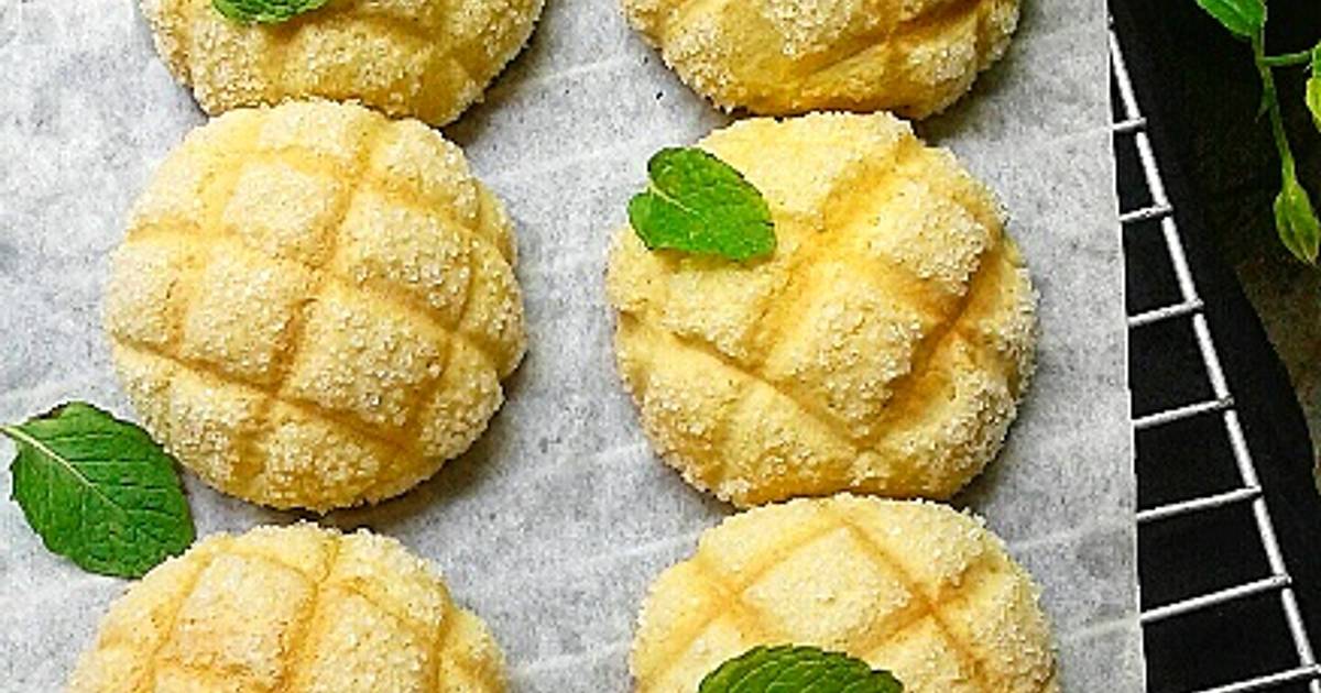 Resep Melon pan / roti melon dorami ala erika oleh Nana Hanif Cookpad