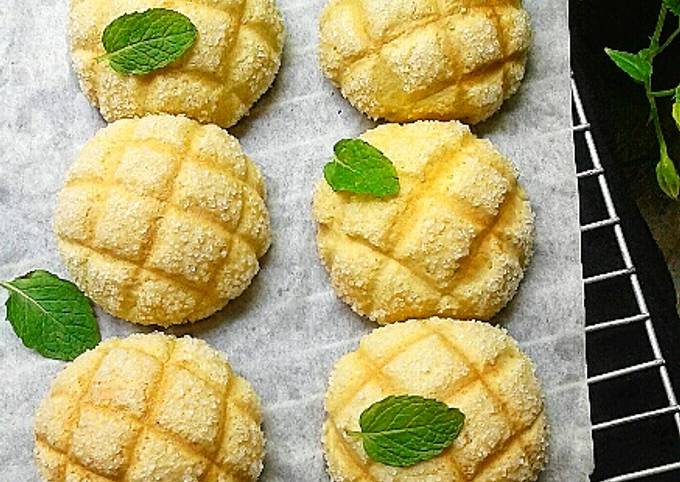 Resep Melon Pan / Roti Melon Dorami Ala Erika Oleh Nana Hanif - Cookpad Resep Melon Pan / Roti Melon Dorami Ala Erika Oleh Nana Hanif - Cookpad