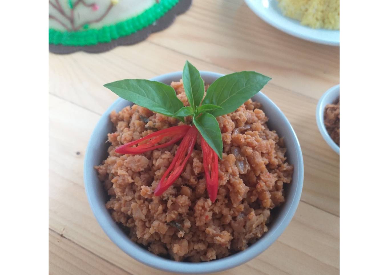 Tahu Ayam Cincang Bumbu Merah