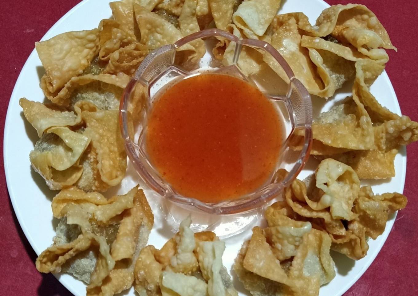 Pangsit Goreng isi Ayam