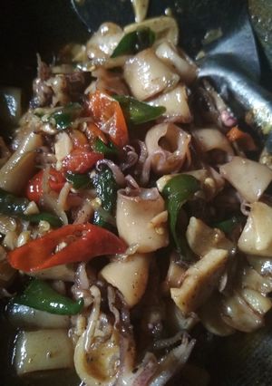 Foto resep Cumi Lombok ijo