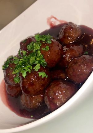 صورة لوصفة كفتة بصوص الكرز
