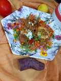 Sweet Potato Tikki Chaat