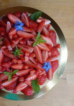Une photo de 🍓 Tarte aux fraises