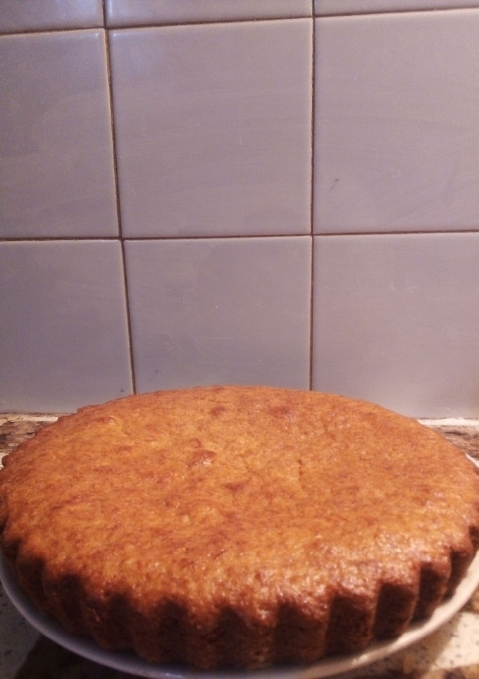 Una foto de Torta de banana y coco