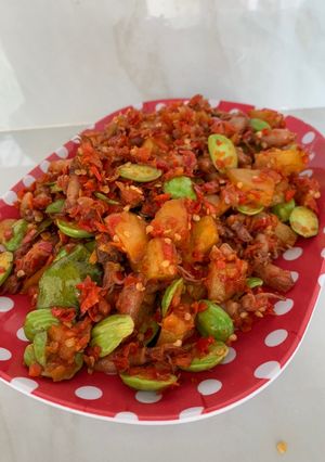 Foto resep Sambel baby cumi pete kentang