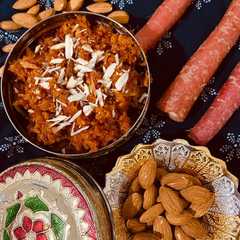 A picture of ગાજર બીટ હલવો (Carrot Beet Halwo Recipe in Gujarati).