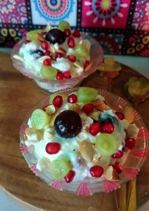 फ्रूट क्रीम(fruit cream) रेसिपी मुख्य फोटो