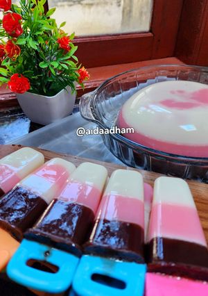 Foto resep Jelly Stick Neapolitan
