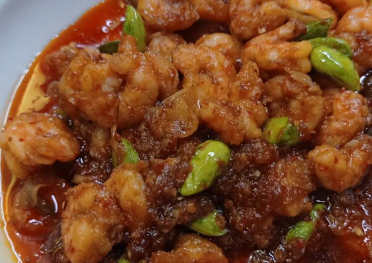 Resep Udang Pete Balado, Sempurna