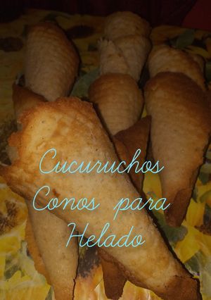 Una foto de Cucuruchos, conos para helados 2° intento esta quedó mejor