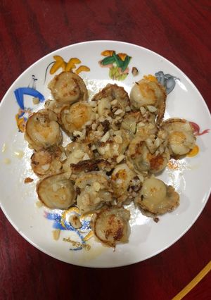奶油蒜香扇貝 的食譜成品照片