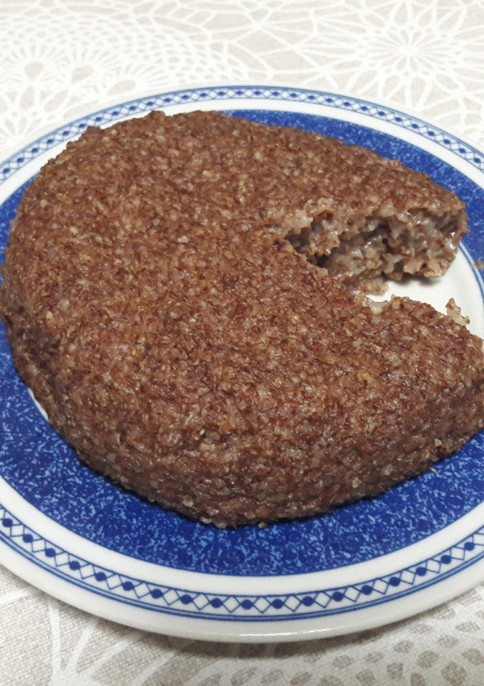 Una foto de "Queso" de arroz rojo vegano 🧀