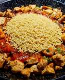 FIDEÚA🥘De Pechuga De Pollo🐔 Al Estilo ZandryAbradelo...!💃