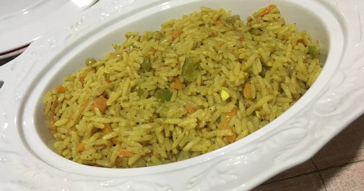 Fried rice 2(with parboiled rice) Recipe by Aicha(stardrops_cakes