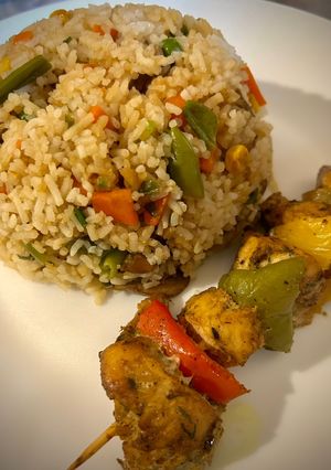 صورة لوصفة رز صيني 🇨🇳