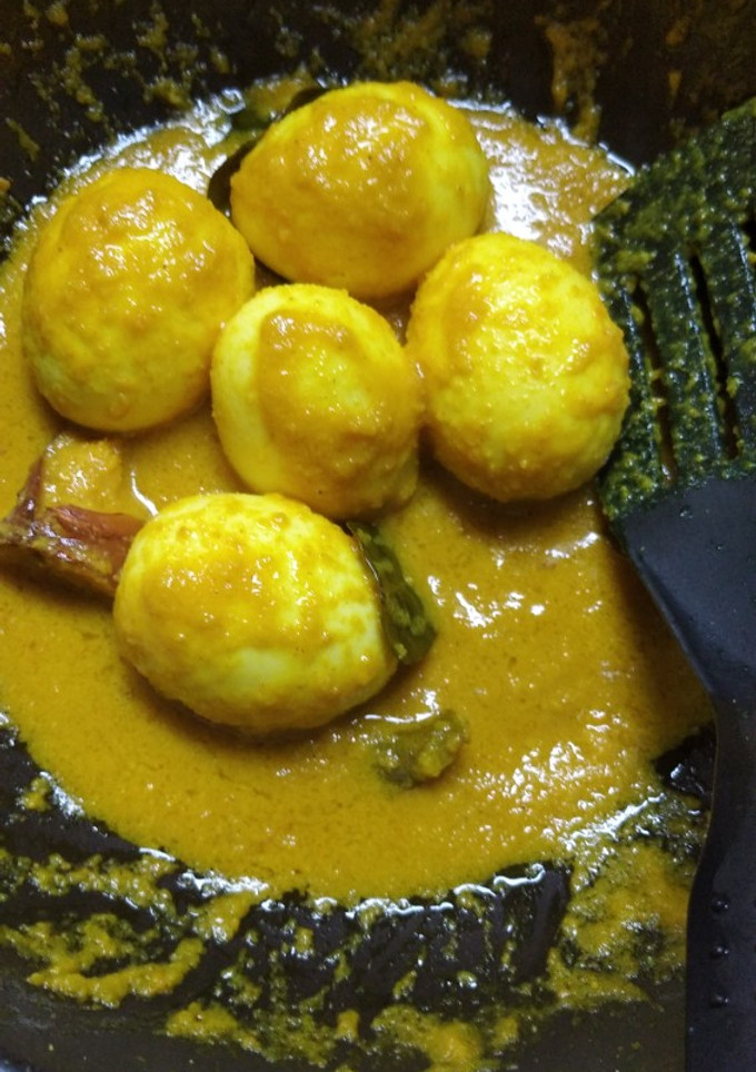 Foto resep Telur Mulbi / Telur bumbu kuning