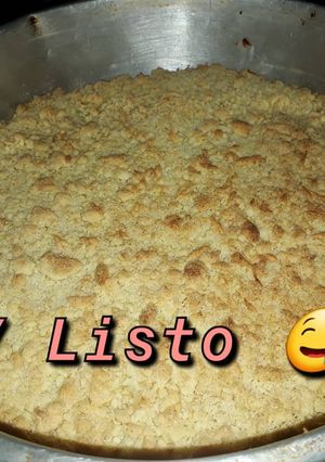 Una foto de Crumble de manzana
