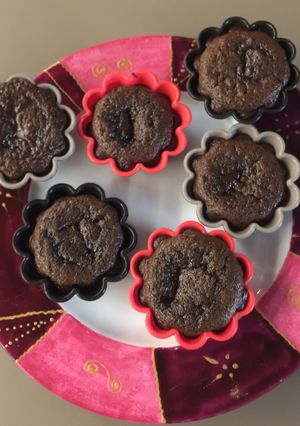 Une photo de Fondants chocolat à la purée d’amandes / sans gluten