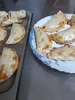 Una foto de Empanadillas de pera con canela, sin azúcar