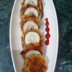 A picture of Sabudana  vada.