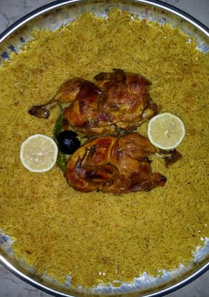 صورة لوصفة رز بالدجاج
