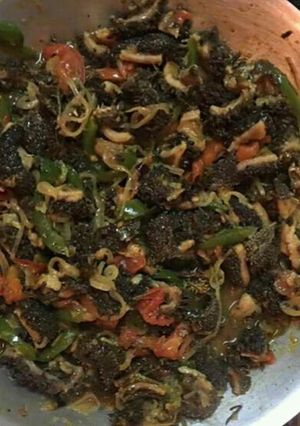 A picture of Matumbo stew.