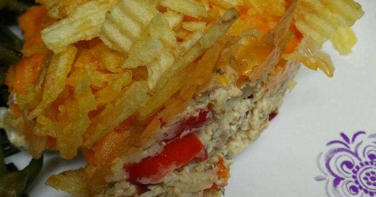 Potato Chip Chicken Casserole Recipe by skunkmonkey101 Cookpad