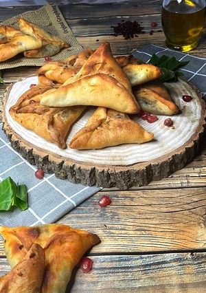 صورة لوصفة فطائر سبانخ