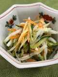 Vegetables seasoned with vinegar