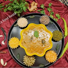 A picture of Panchratna dal (mix dal).